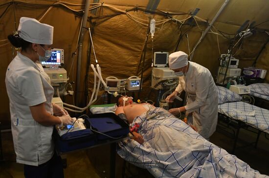Russia Ukraine Military Operation Field Hospital