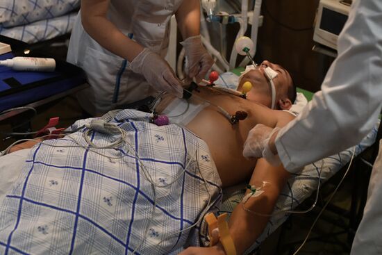 Russia Ukraine Military Operation Field Hospital