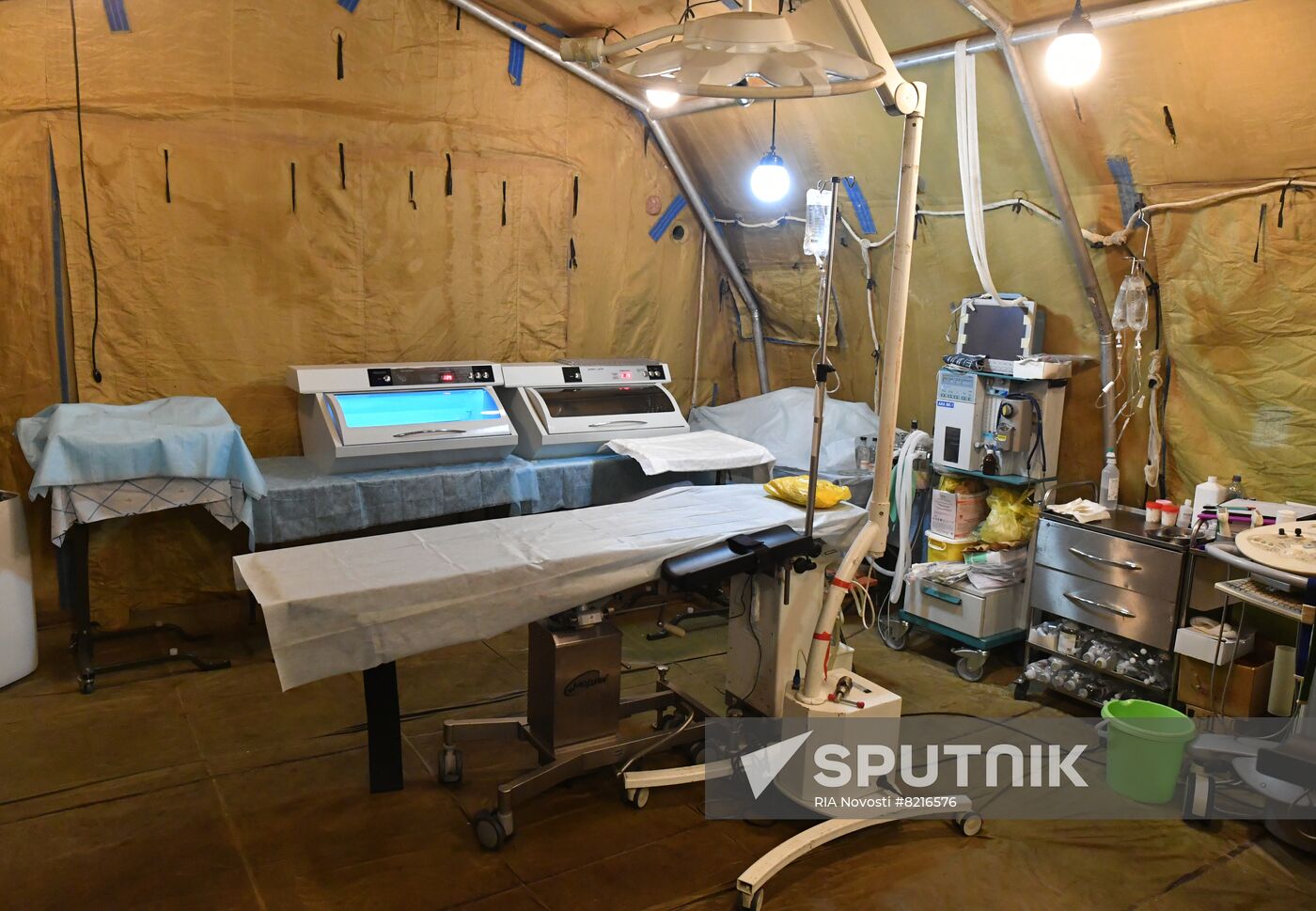 Russia Ukraine Military Operation Field Hospital