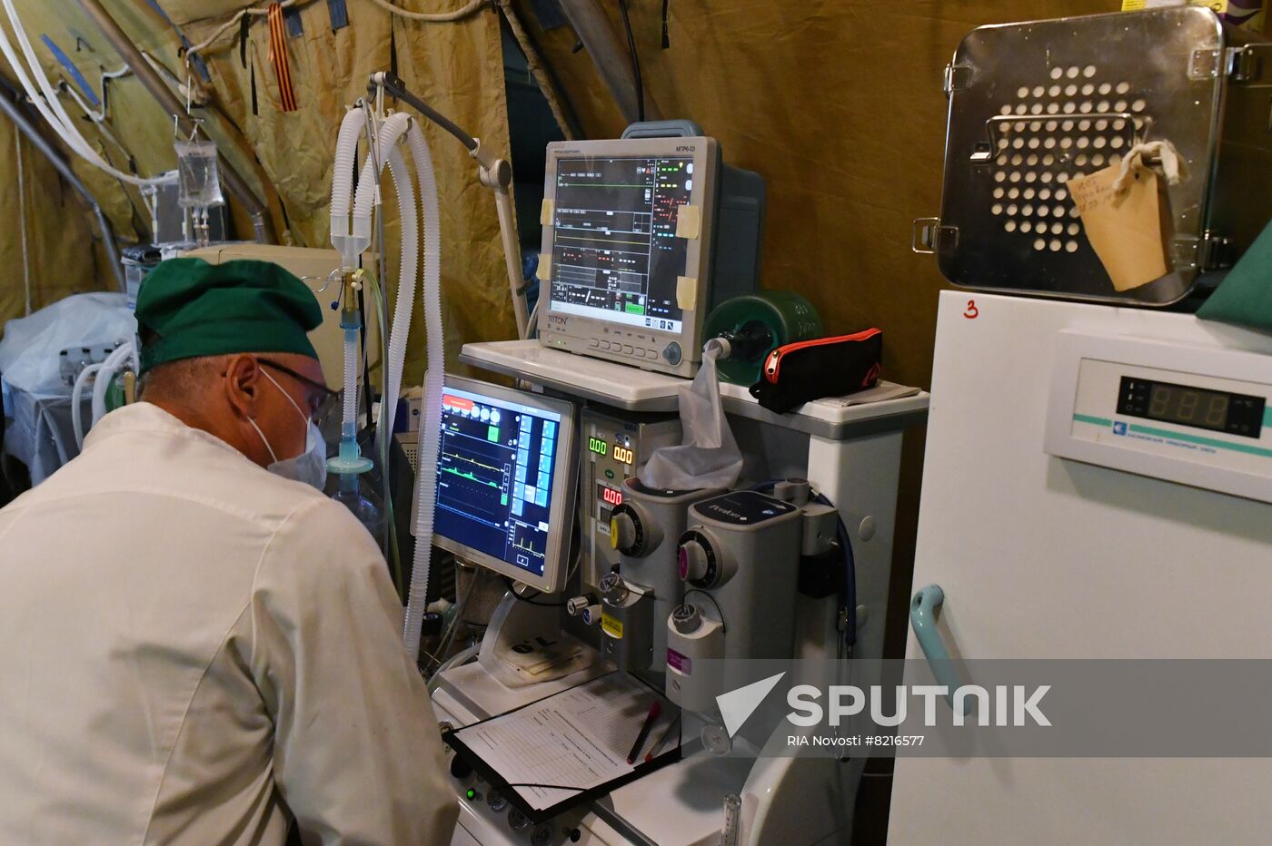 Russia Ukraine Military Operation Field Hospital