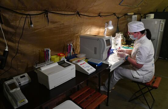 Russia Ukraine Military Operation Field Hospital