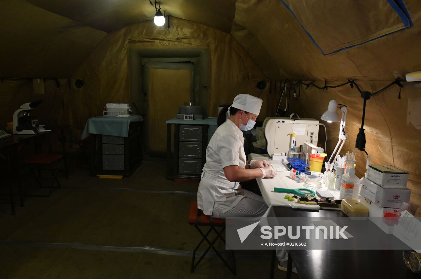 Russia Ukraine Military Operation Field Hospital