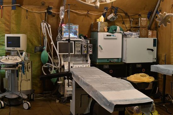 Russia Ukraine Military Operation Field Hospital