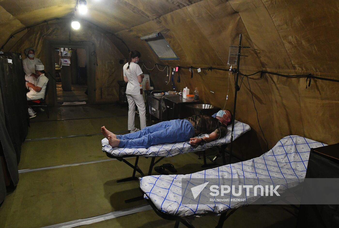 Russia Ukraine Military Operation Field Hospital