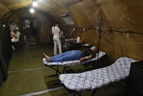 Russia Ukraine Military Operation Field Hospital