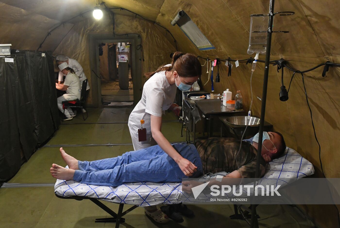 Russia Ukraine Military Operation Field Hospital