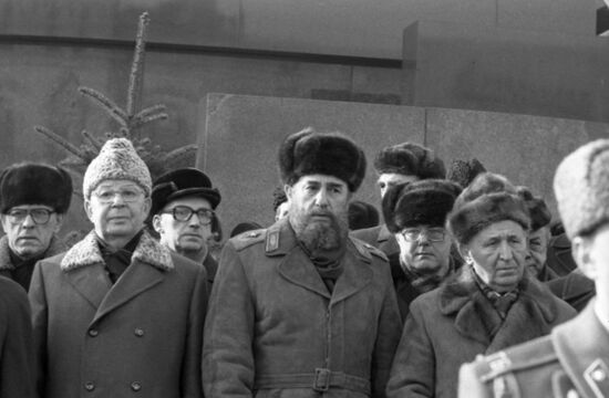 Funeral service for Yury Andropov