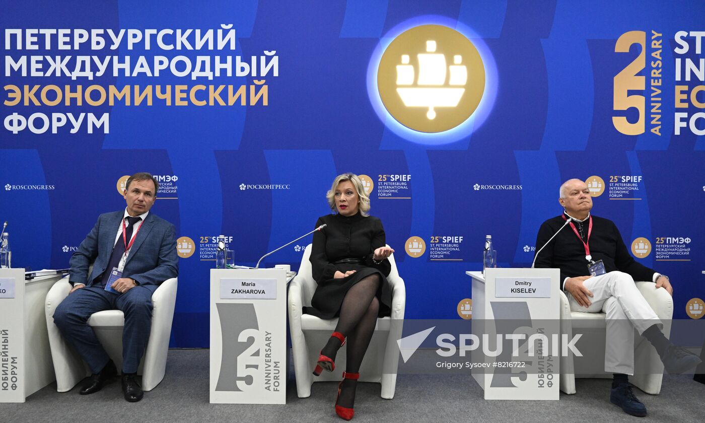 Russia SPIEF Session Neoliberalism Dictatorship