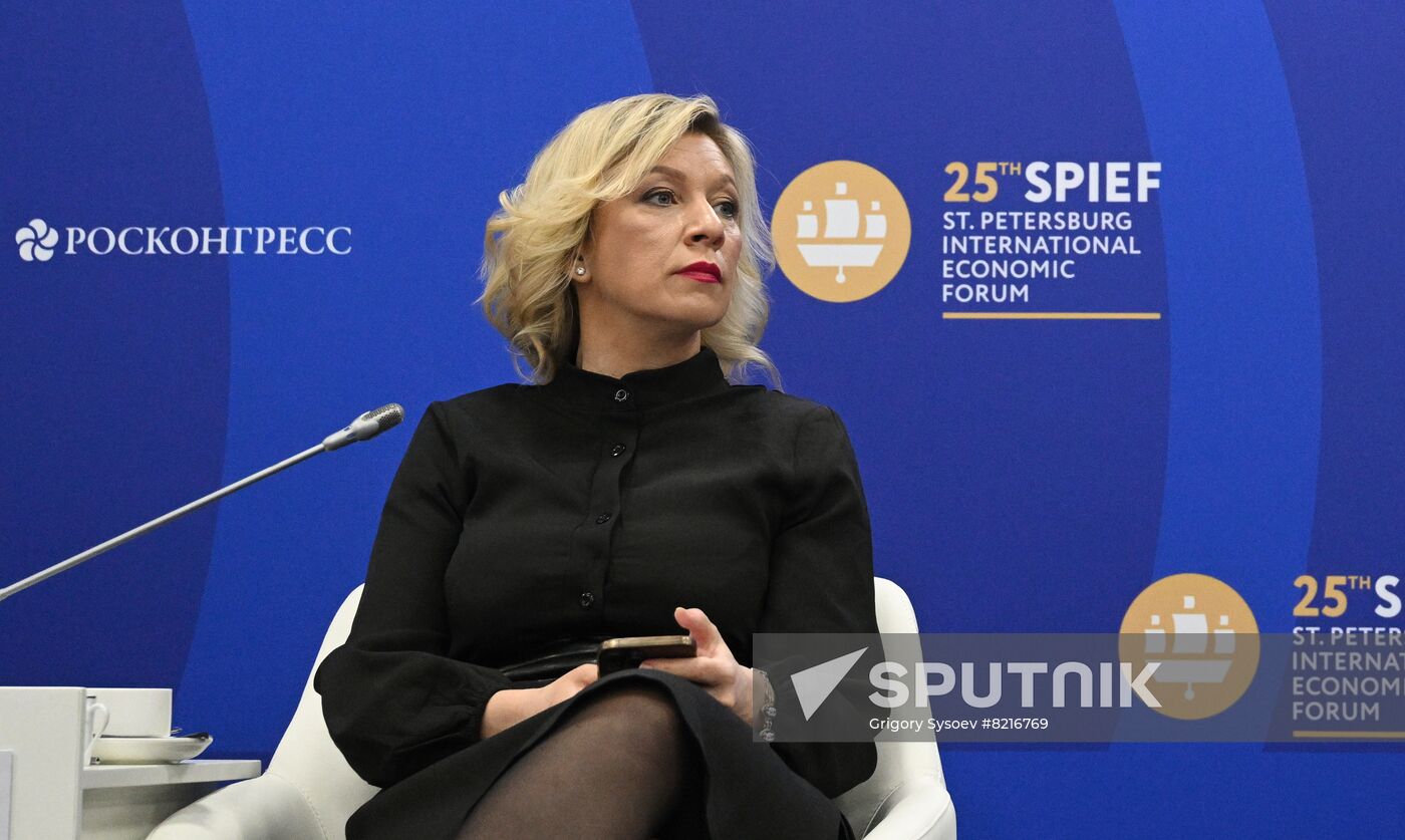 Russia SPIEF Session Neoliberalism Dictatorship