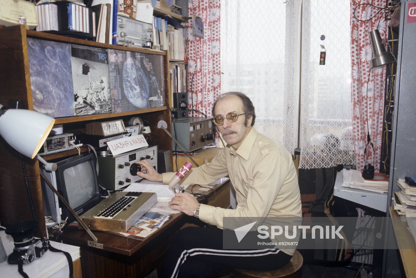 Radio enthusiast Yury Zolotov