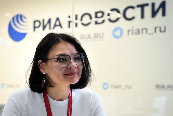 Russia SPIEF Rossiya Segodnya Exhibition Stall