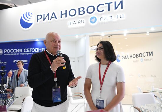 Russia SPIEF Rossiya Segodnya Exhibition Stall