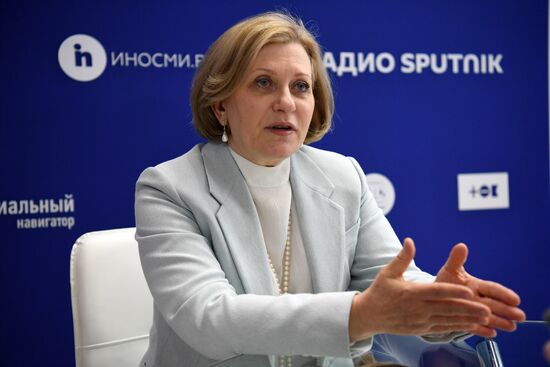Russia SPIEF Rossiya Segodnya Exhibition Stall