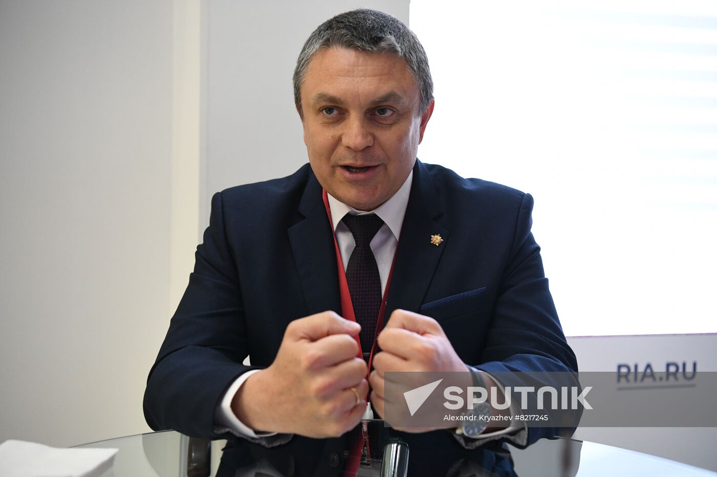 Russia SPIEF Rossiya Segodnya Exhibition Stall