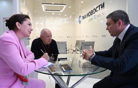 Russia SPIEF Rossiya Segodnya Exhibition Stall