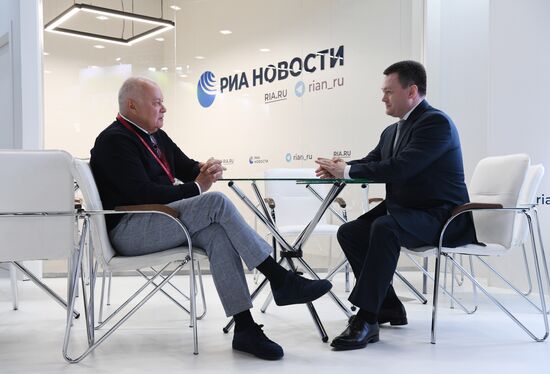 Russia SPIEF Rossiya Segodnya Exhibition Stall