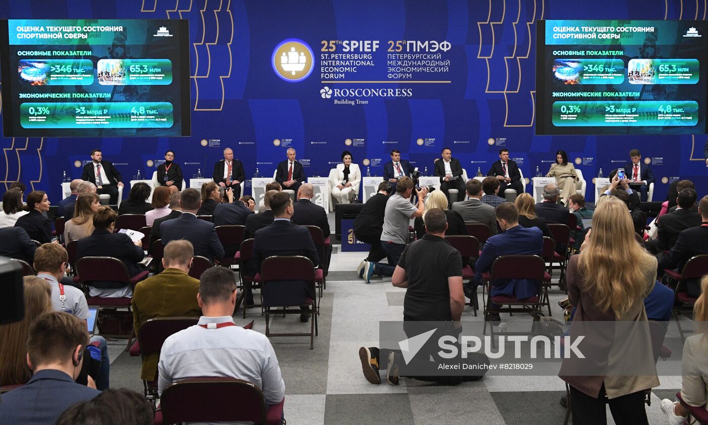 Russia SPIEF Session Sport New Formats