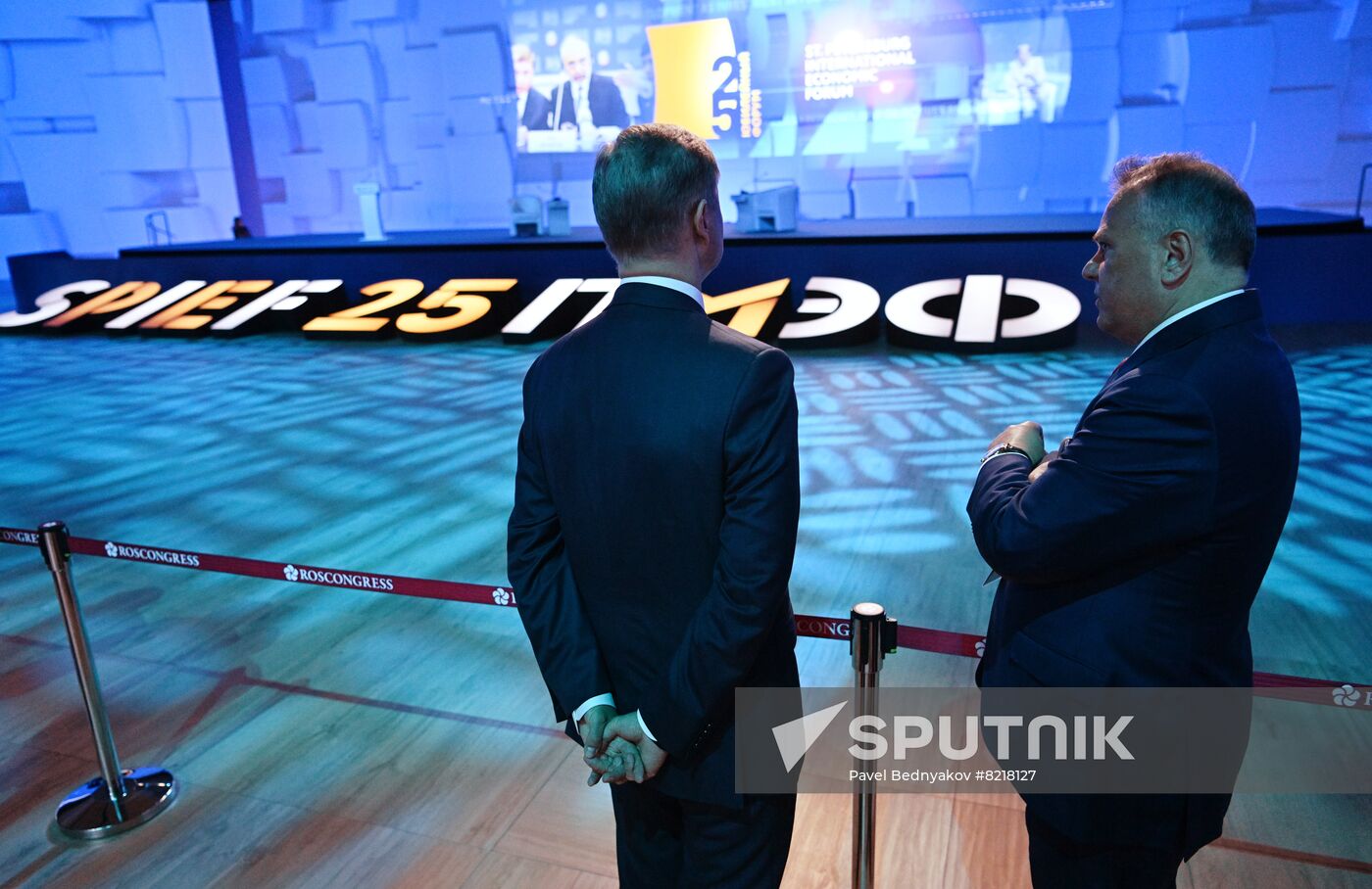 Russia SPIEF Plenary Session