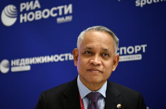 Russia SPIEF Rossiya Segodnya Exhibition Stall