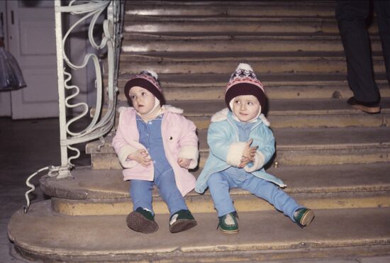 Siamese twins Vitalija and Vilija Tamuliavicius from Lithuania.