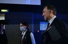 Russian businessman and founder of RUSAL company Oleg Deripaska is seen before a plenary session of the 25th St. Petersburg International Economic Forum (SPIEF) in St. Petersburg, Russia. Location: Russia, St. Petersburg. Author: Pavel Bednyakov/Sputnik. Russia SPIEF Plenary Session