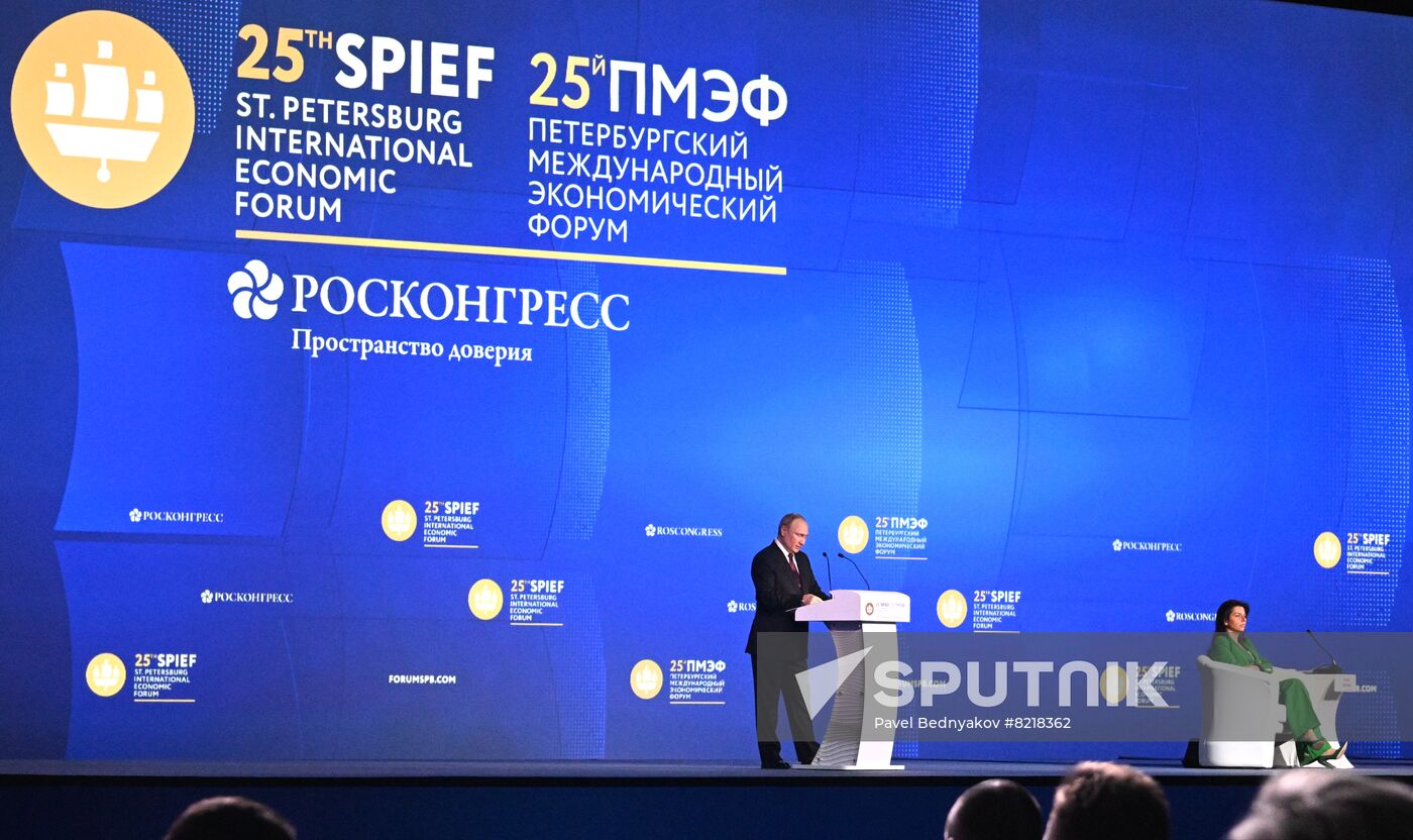 Russia SPIEF Putin