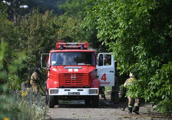 DPR Russia Ukraine Military Operation Shelling