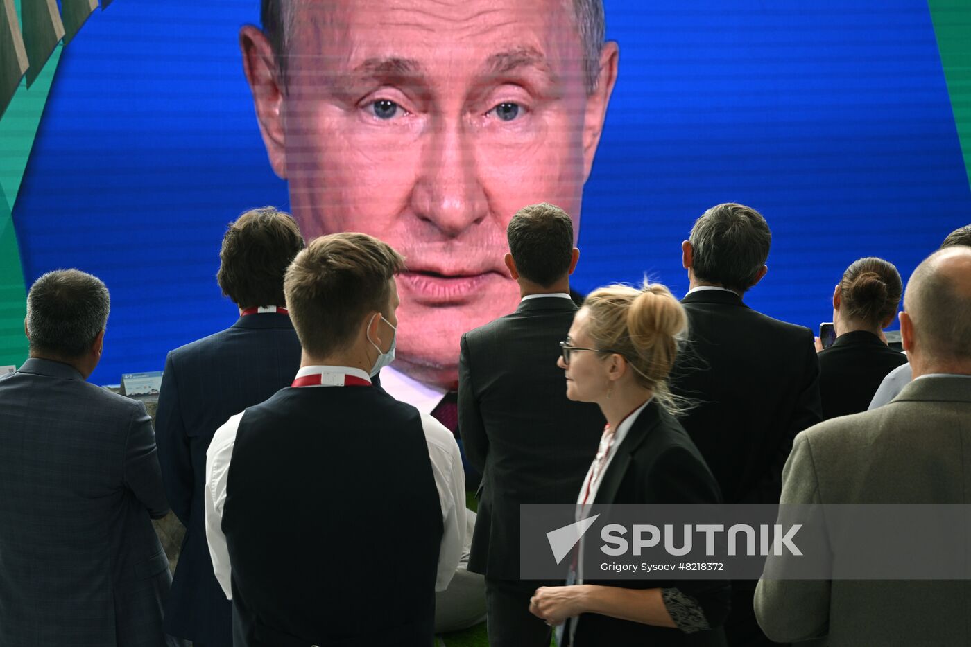 Russia SPIEF Putin Broadcast