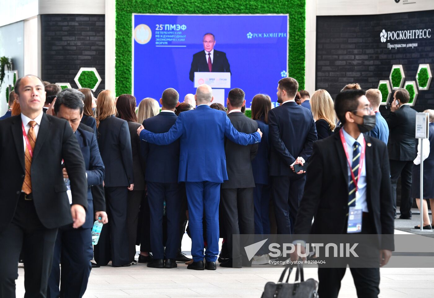 Russia SPIEF Putin Broadcast