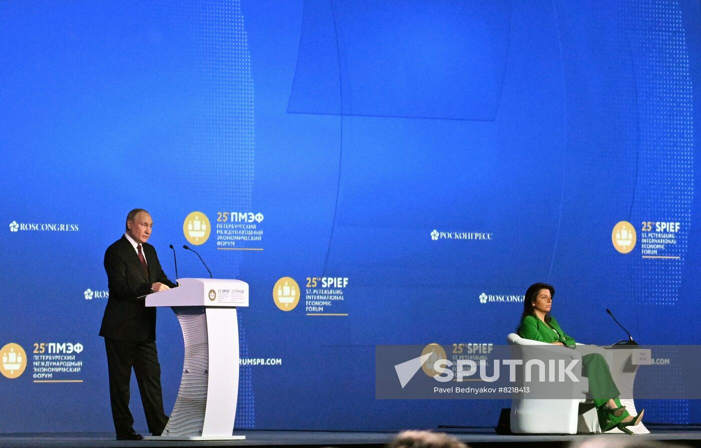Russia SPIEF Putin