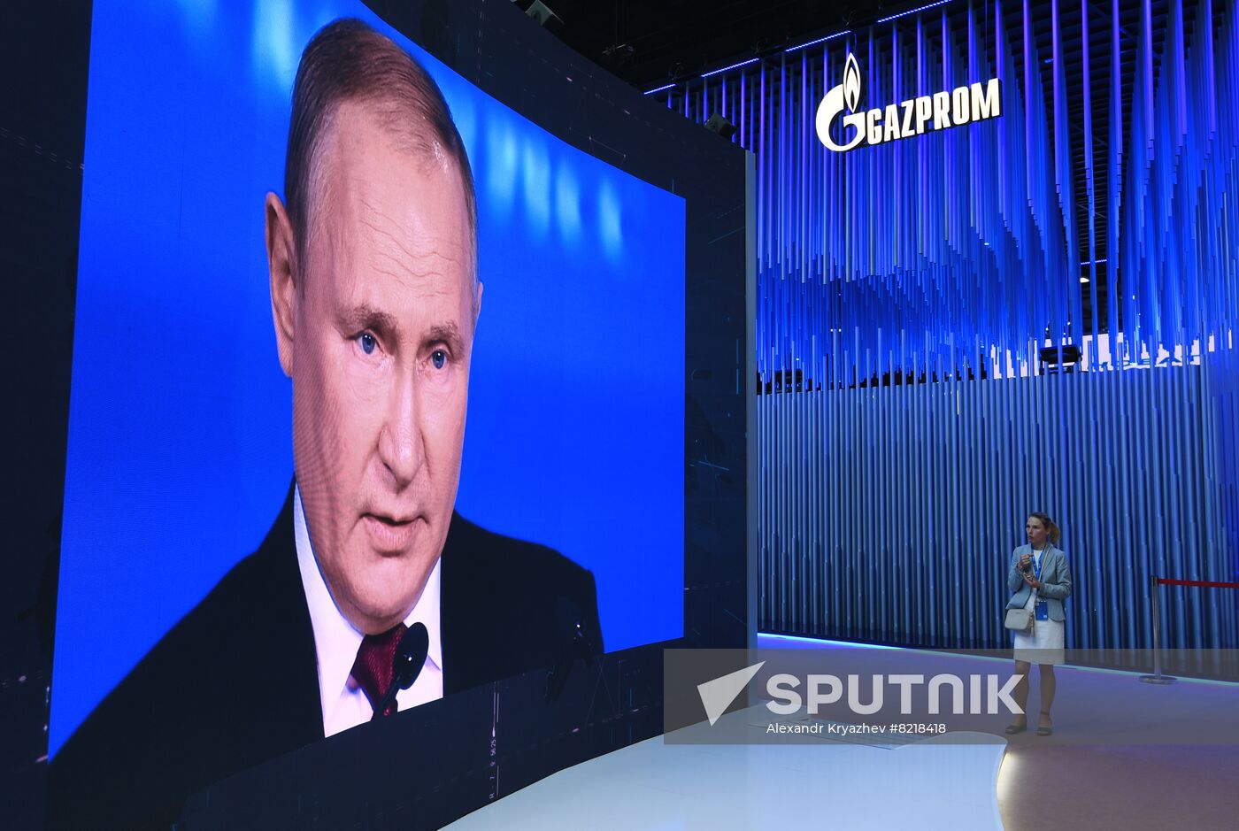 Russia SPIEF Putin Broadcast