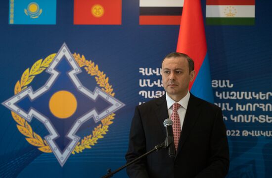 Armenia CSTO Security Council Secretaries Meeting