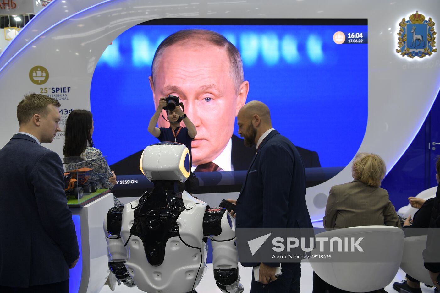 Russia SPIEF Putin Broadcast