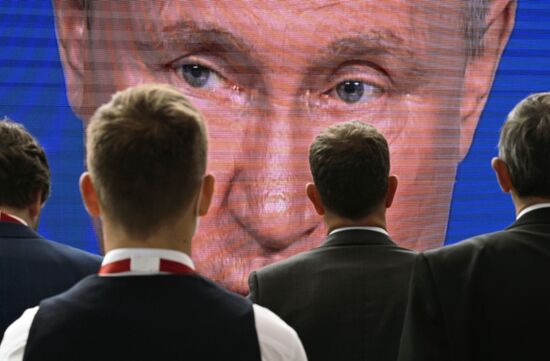 Russia SPIEF Putin Broadcast