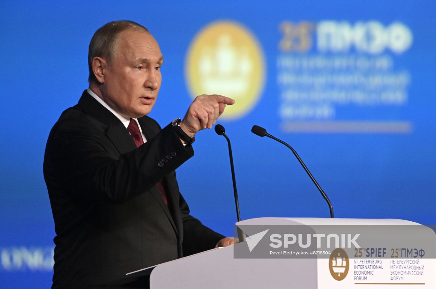 Russia SPIEF Putin