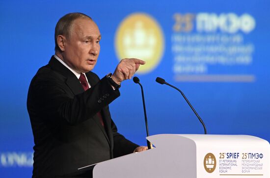 Russia SPIEF Putin