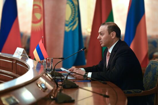 Armenia CSTO Security Council Secretaries Meeting