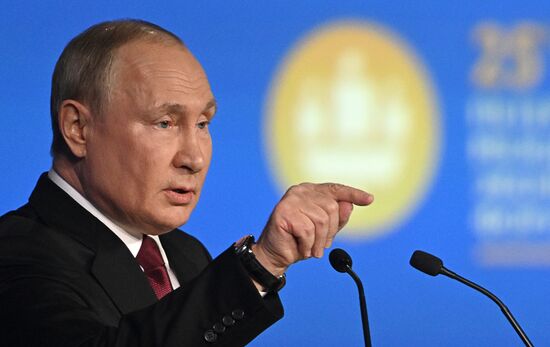 Russia SPIEF Putin