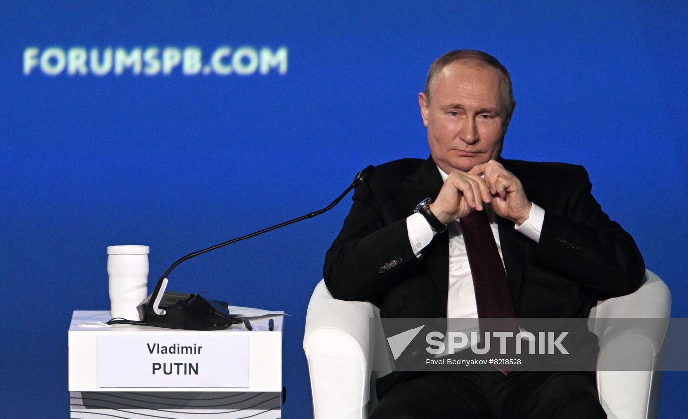 Russia SPIEF Putin