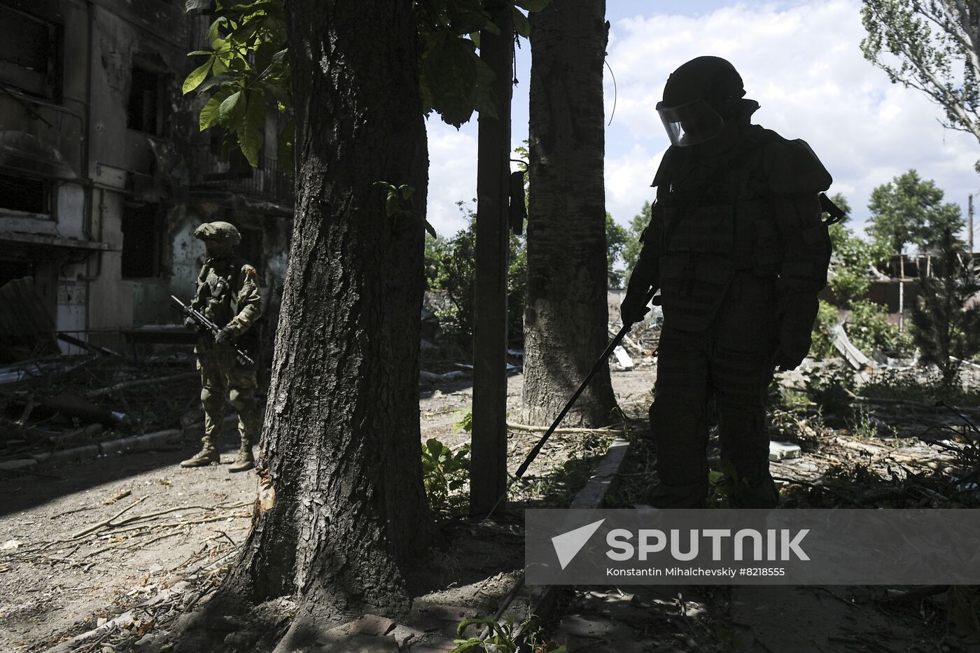 DPR Russia Ukraine Military Operation Demining