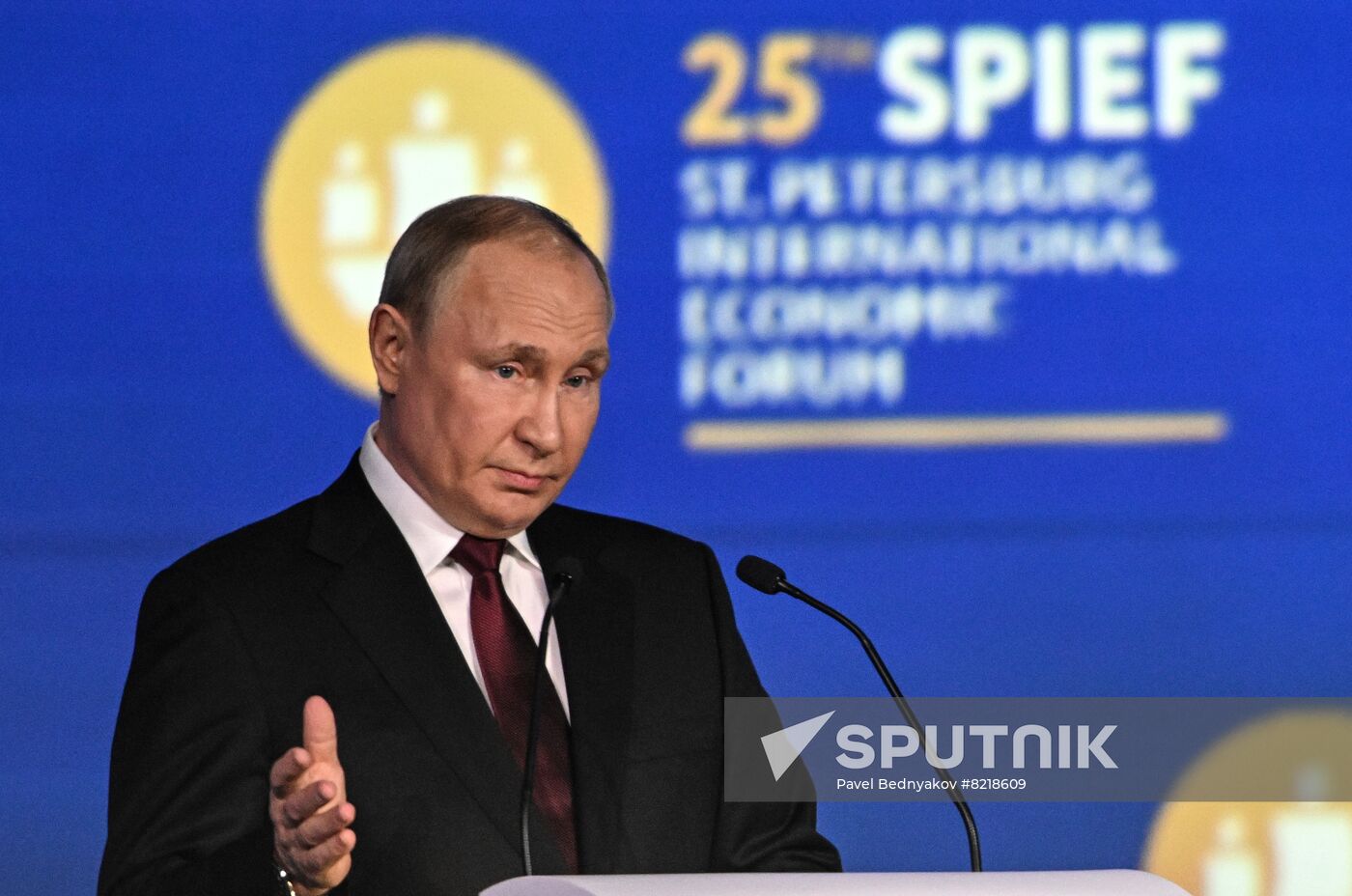 Russia SPIEF Putin