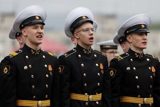 Russia Navy Cadets Graduation