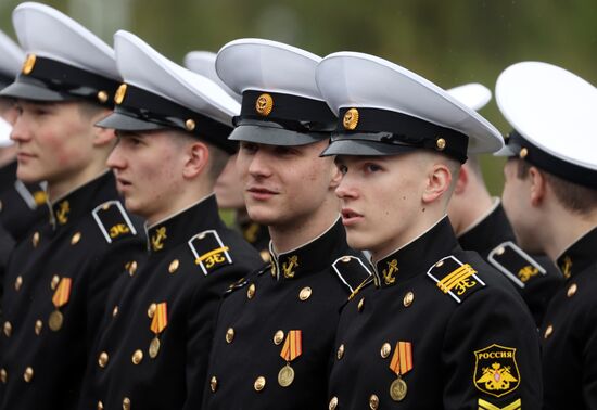 Russia Navy Cadets Graduation