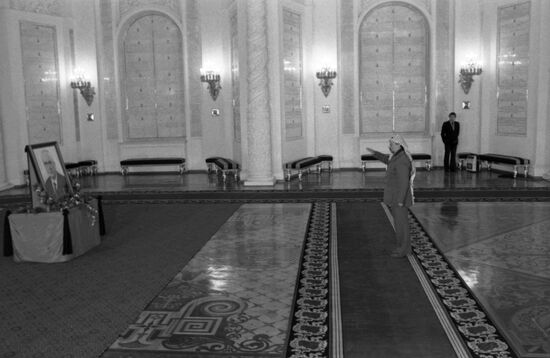 Funeral service for Yury Andropov