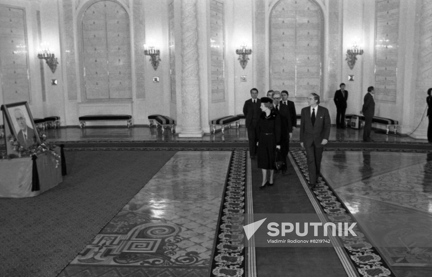 Funeral service for Yury Andropov