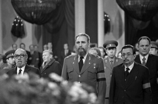 Funeral service for Yury Andropov