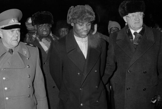 Funeral service for Yury Andropov