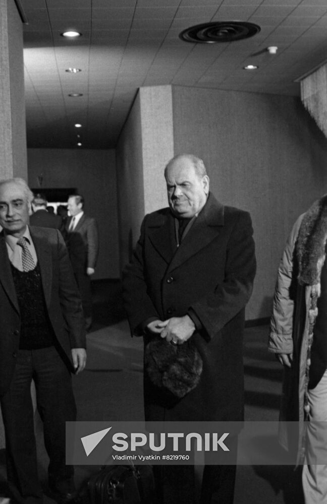 Funeral service for Yury Andropov