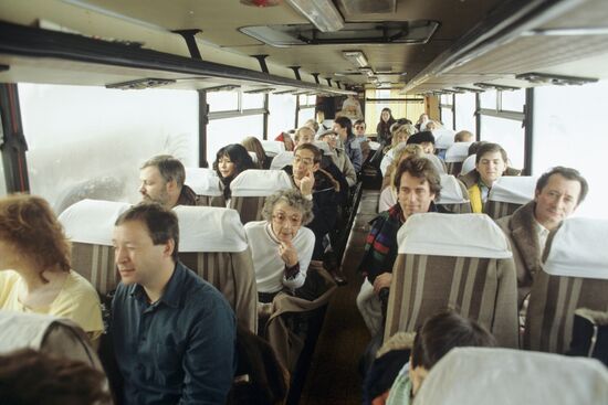 American tourists in USSR