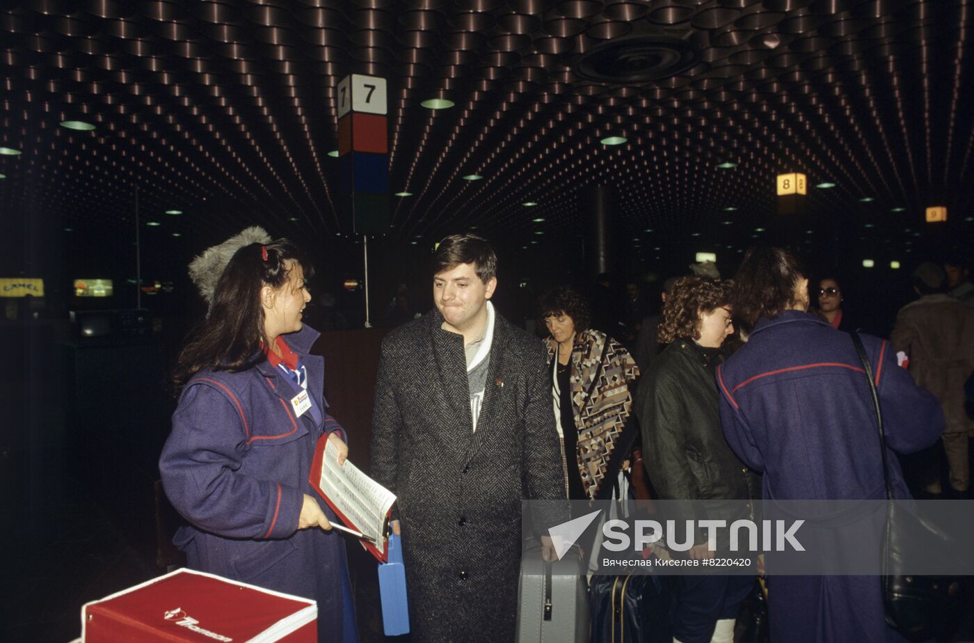 American tourists in USSR